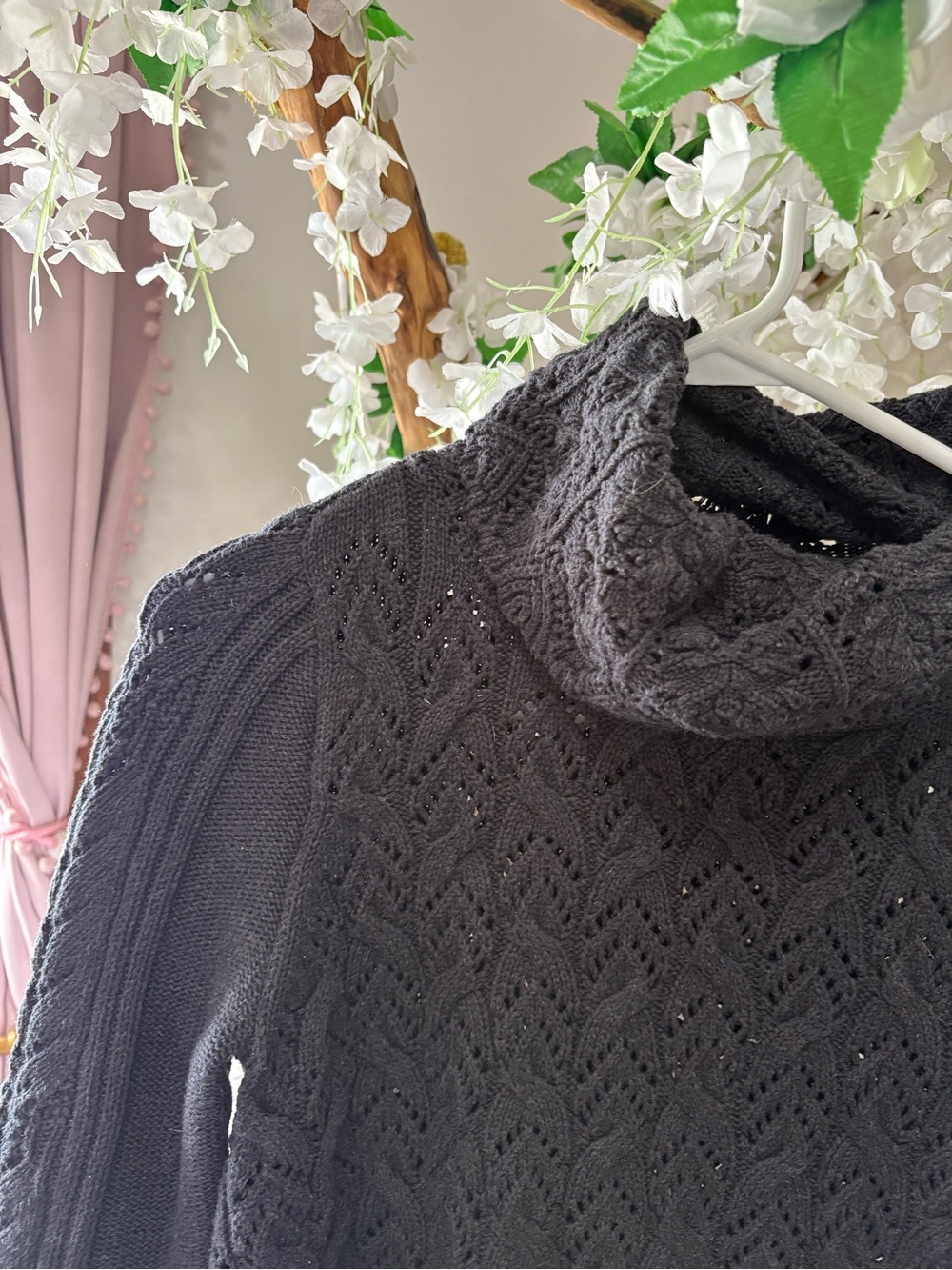 Odd Molly Black Knit Cowl Neck Sweater - Picture 2 of 8